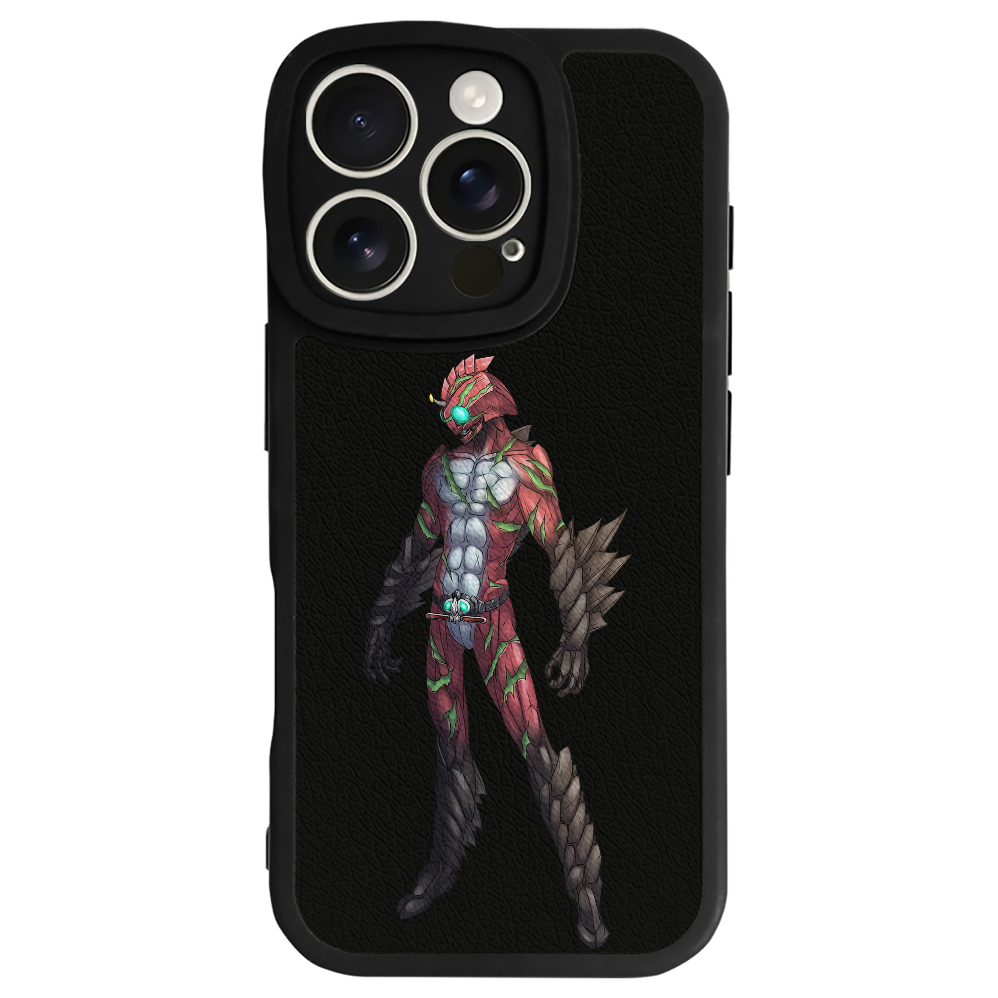 （画像用） ウルトラマン Ultraman 【iPhone 16シリーズ対応】シリコンスマホケース（レザー調） 材質：シリコン